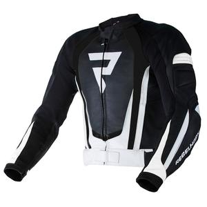 Rebelhorn Piston II PRO negru și alb jacheta de motociclete negru și alb lichidare