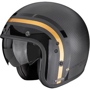 Cască Motocicletă Scorpion Belfast II Carbon Regal Negru Mat-Auriu