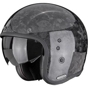 Cască de motocicletă Scorpion Belfast II Carbon Onyx, neagră
