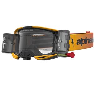 Ochelari de protecție motocross Alpinestars Vision 8 Amber Roll-Off Galben-Roșu-Negru