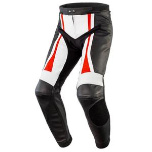 Rebelhorn Piston II PRO negru-alb-alb-roșu-fluo pantaloni de motocicletă lichidare