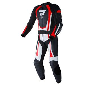 Salopetă de motocicletă Rebelhorn Piston II PRO black-white-fluo red lichidare