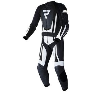 Salopetă de motocicletă Rebelhorn Piston II PRO negru și alb lichidare