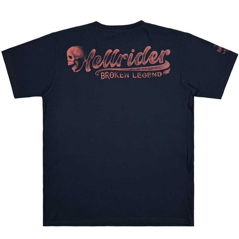 Tricou Yakuza Premium Hellrider BL 303 albastru închis