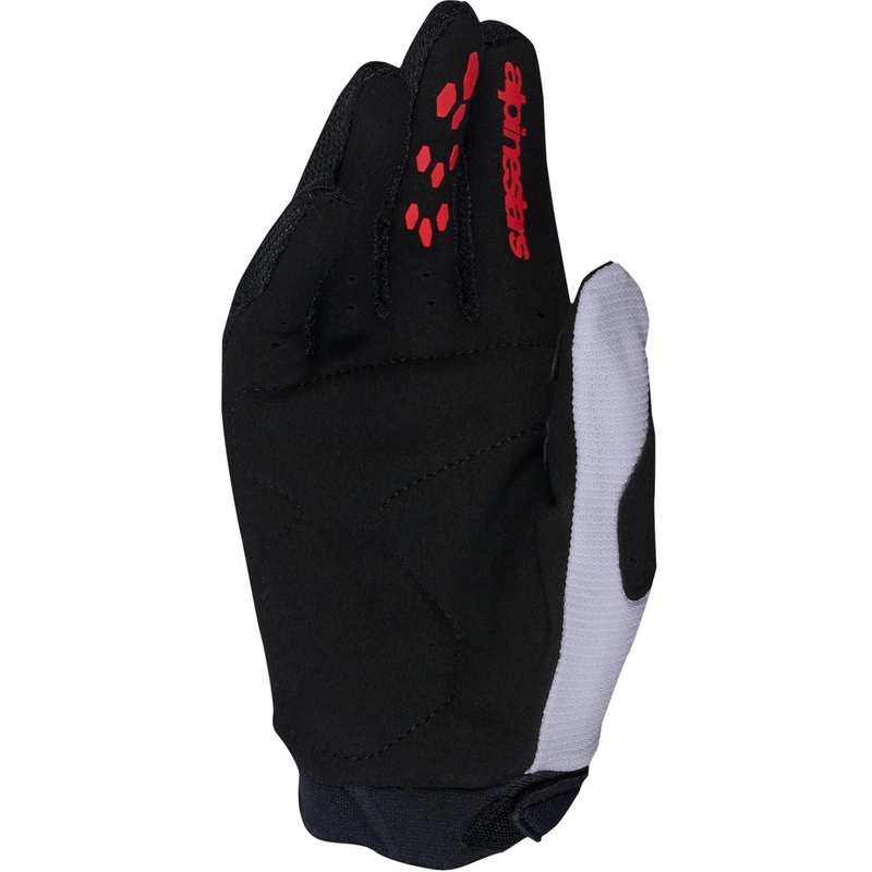 Mănuși motocross Alpinestars Full Bore V2 liliac deschis-negru-roșu