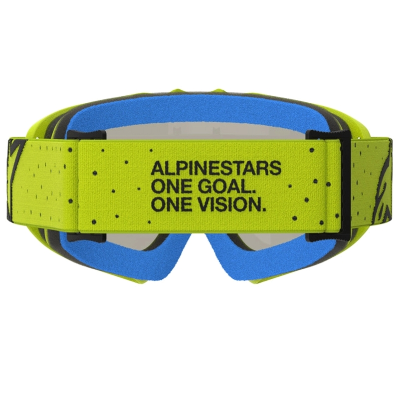Ochelari motocross pentru copii Vision Youth Vesta galben-negru fluo