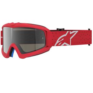 Ochelari de motocross Alpinestars Vision Youth Vesta fluo roșu-crom pentru copii