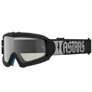 Ochelari de protecție motocross Alpinestars Vision Youth Atrox pentru copii, negru-argintiu