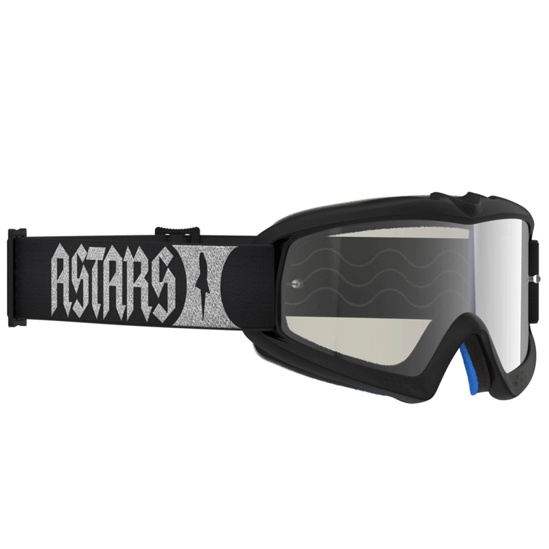 Ochelari de protecție motocross Alpinestars Vision Youth Atrox pentru copii, negru-argintiu