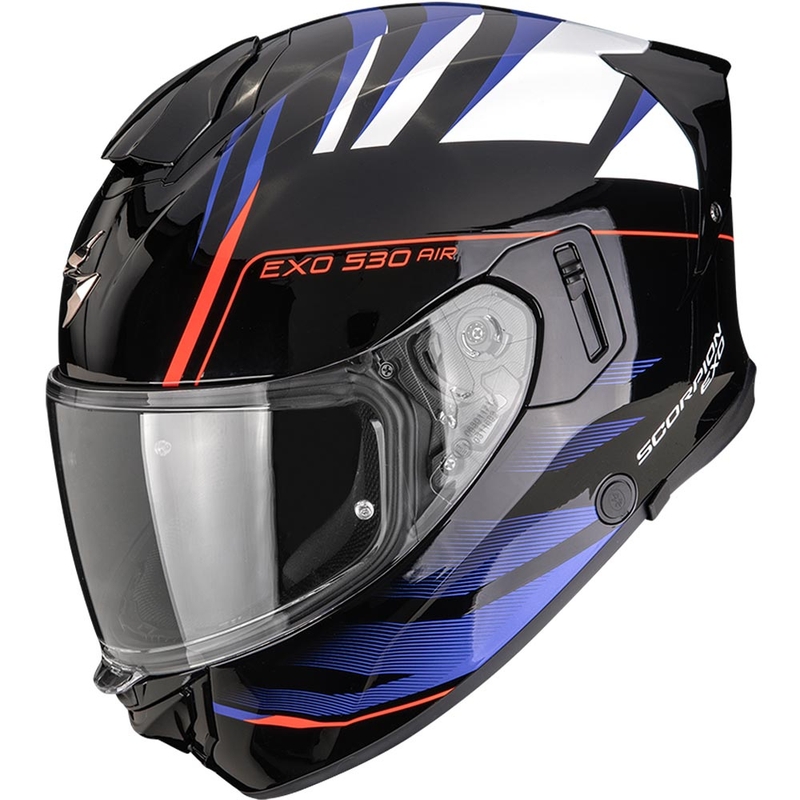 Cască integrală pentru motocicletă Scorpion EXO-530 Air Tigris negru-albastru-alb