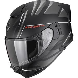 Cască integrală pentru motocicletă Scorpion EXO-530 Air Tigris, negru mat-argintiu