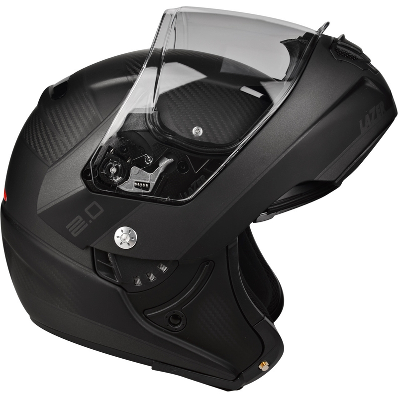 Cască de motocicletă Lazer Monaco Evo 2.0 Black Matte Flip-up Helmet pentru motociclete