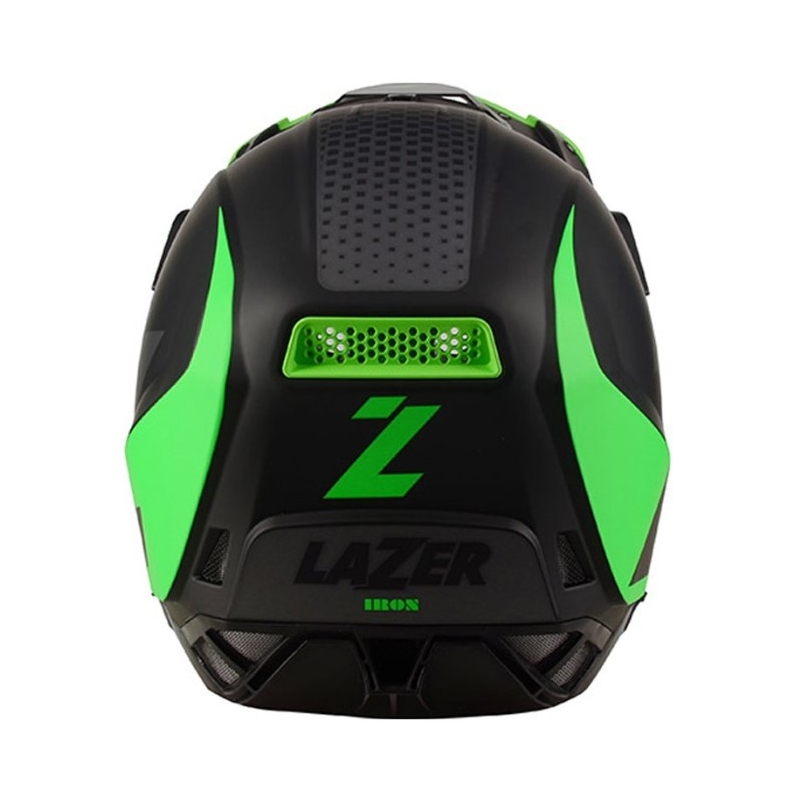 Cască de motocross Lazer X9 Iron negru-fluo verde