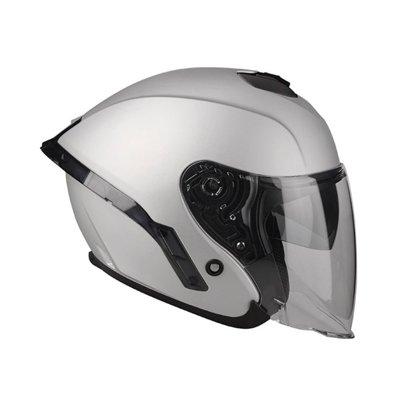 Lazer Tango S Z-Line cască de motocicletă deschisă argintiu mat