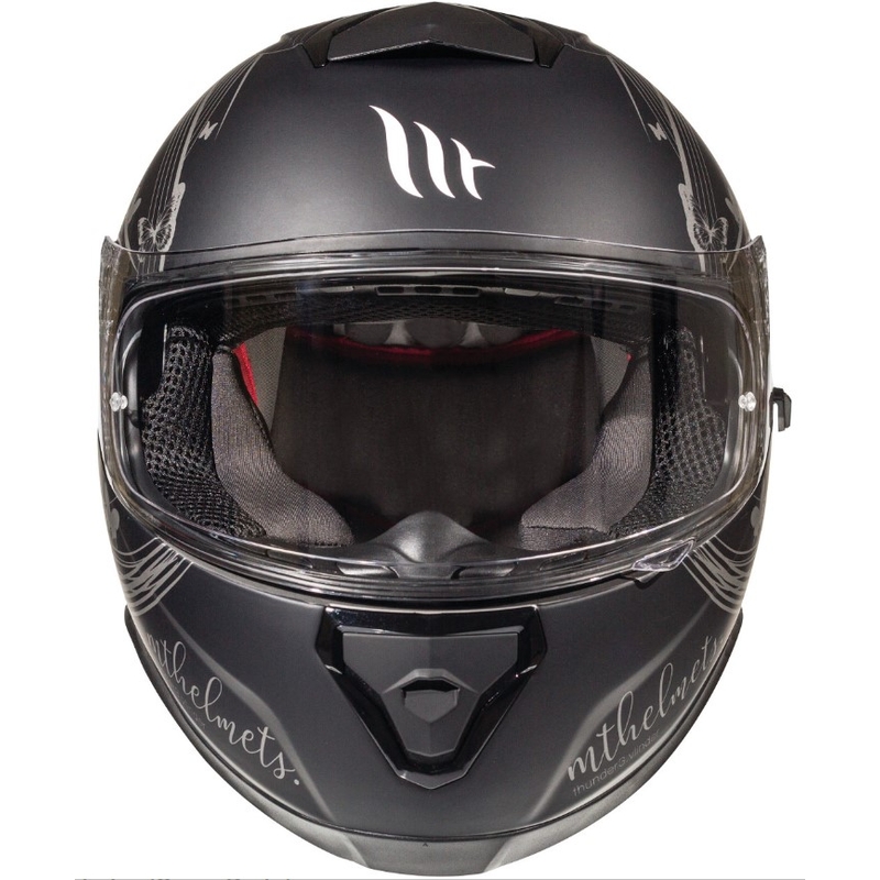 Cască de motociclist MT Thunder 3 SV Vlinder gri mată integrală pentru motociclete lichidare