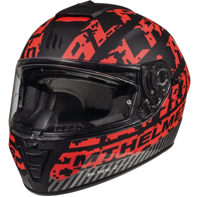 Cască de motocicletă integrală MT Blade 2 SV Check Black/Red
