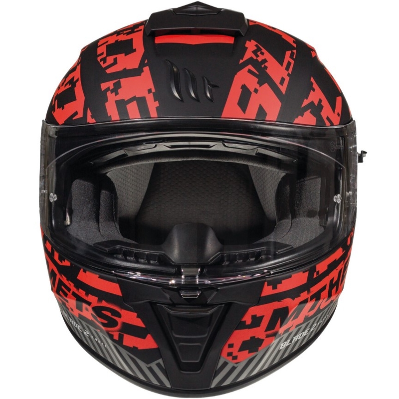 Cască de motocicletă integrală MT Blade 2 SV Check Black/Red