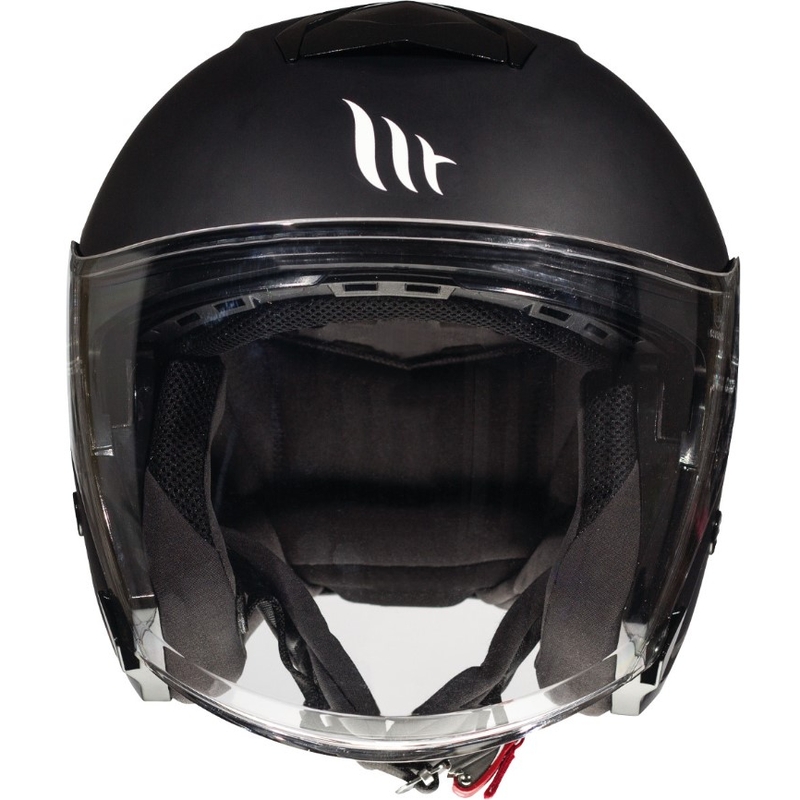 Cască de motocicletă deschisă MT Thunder 3 SV Solid Black Matte lichidare