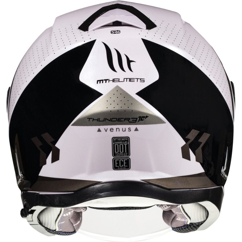 Cască de motocicletă deschisă MT Thunder 3 SV Venus negru-gri-alb-negru lichidare