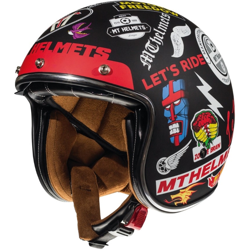 MT LeMans 2 SV Anarchy Casca de motocicletă deschisă MT LeMans 2 SV Anarchy Open Casca de motocicletă negru mat