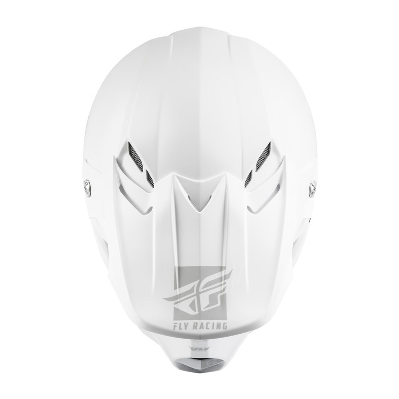 Cască de motocros FLY Racing F2 Carbon Solid white