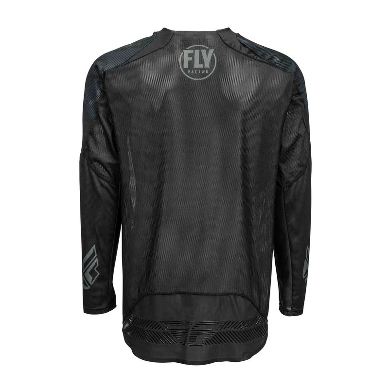 Tricou de motocros FLY Racing Evolution negru-gri
