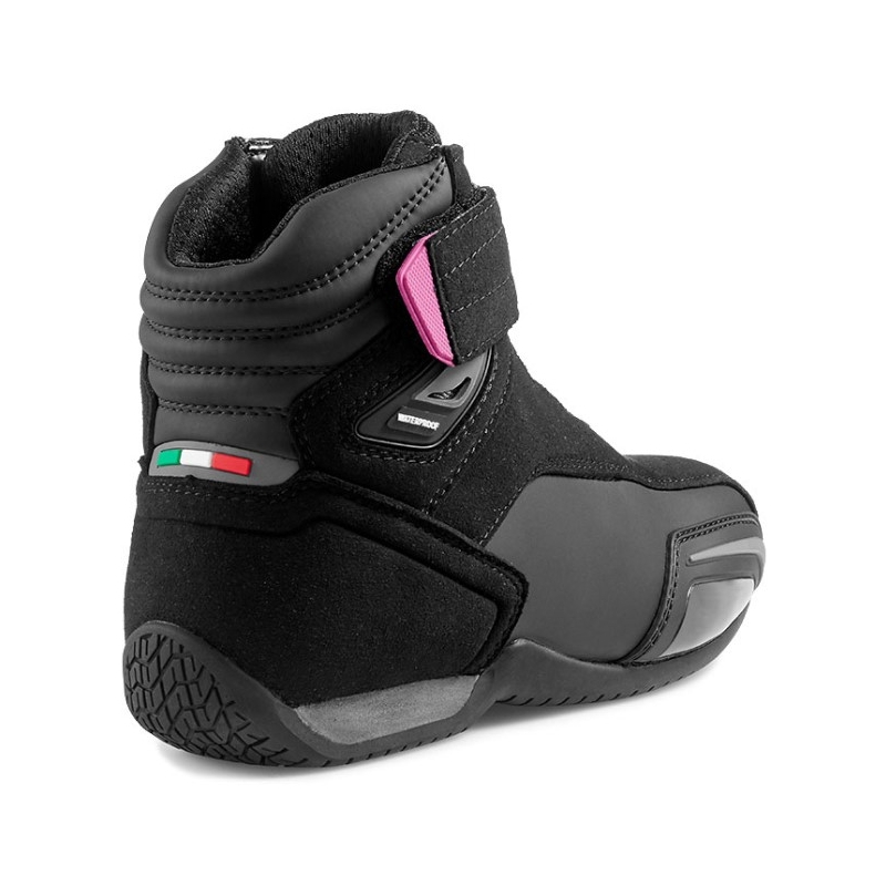 Stylmartin Vector WP Negru și roz pentru femei Stylmartin Vector WP Negru și roz Cizme de motocicletă