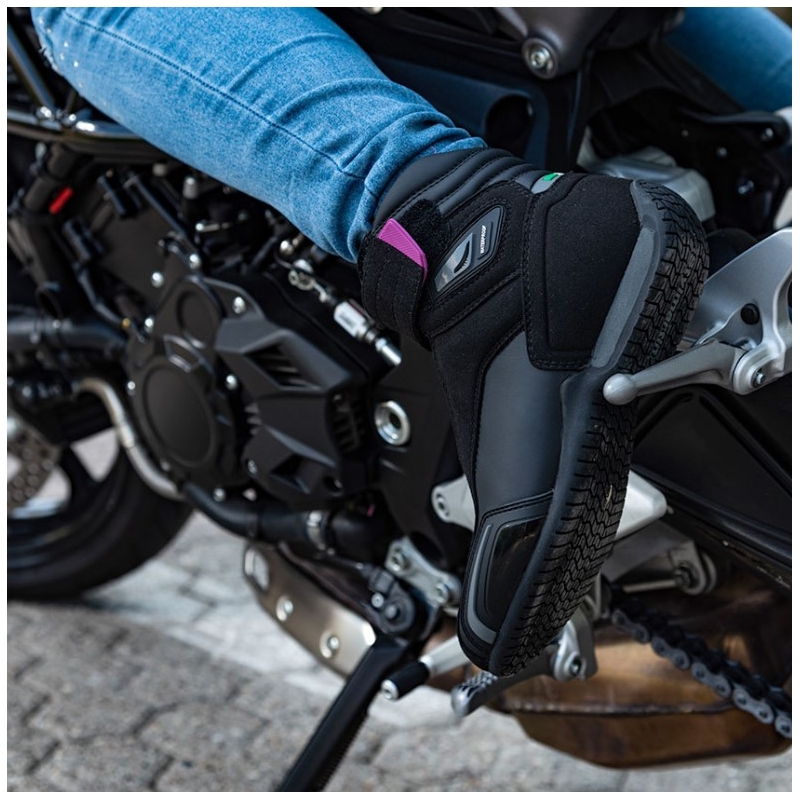 Stylmartin Vector WP Negru și roz pentru femei Stylmartin Vector WP Negru și roz Cizme de motocicletă