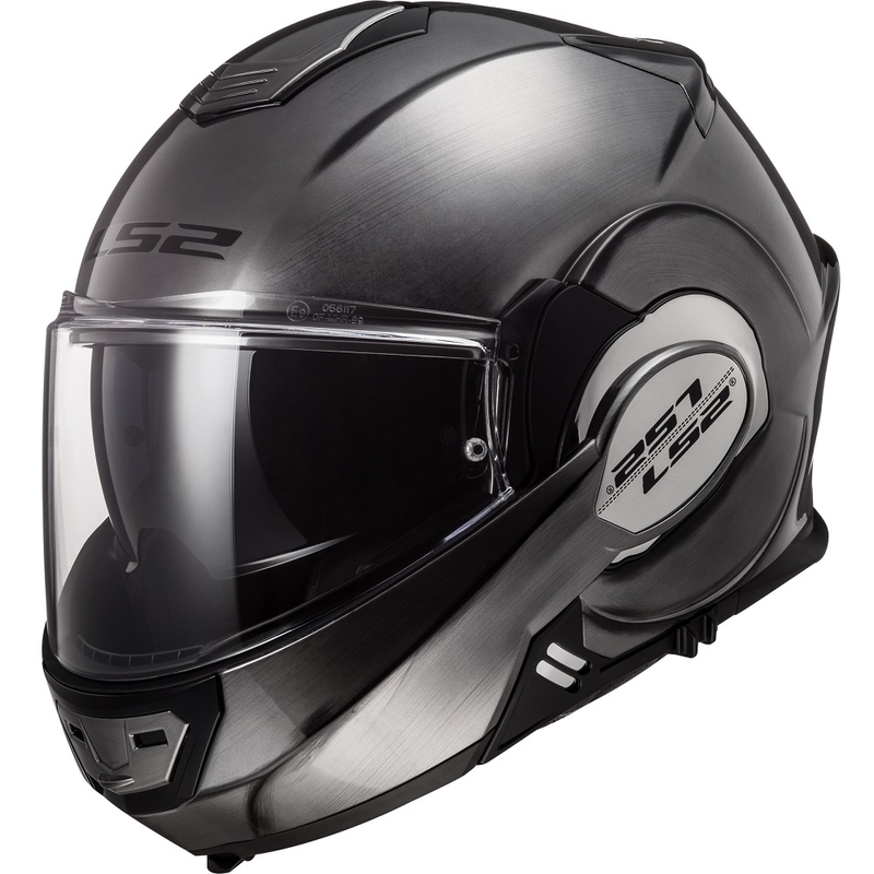 Cască de motociclist LS2 FF399 Valiant Jeans titan - Clasa II