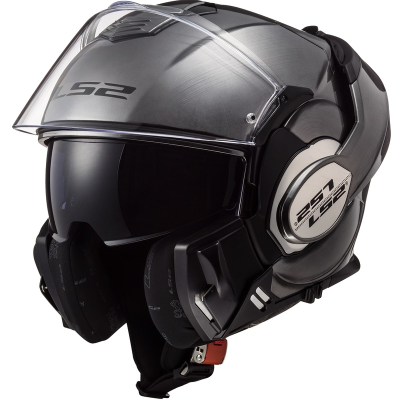 Cască de motociclist LS2 FF399 Valiant Jeans titan - Clasa II