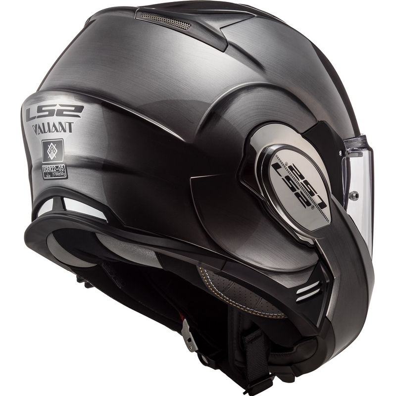 Cască de motociclist LS2 FF399 Valiant Jeans titan - Clasa II