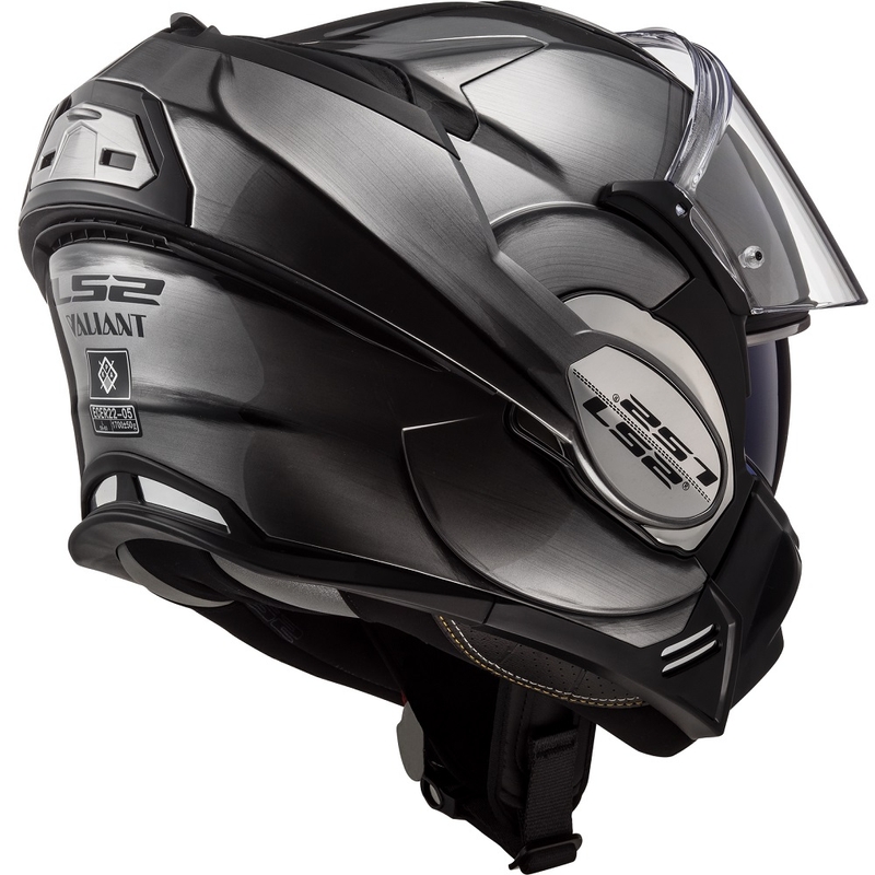 Cască de motociclist LS2 FF399 Valiant Jeans titan - Clasa II