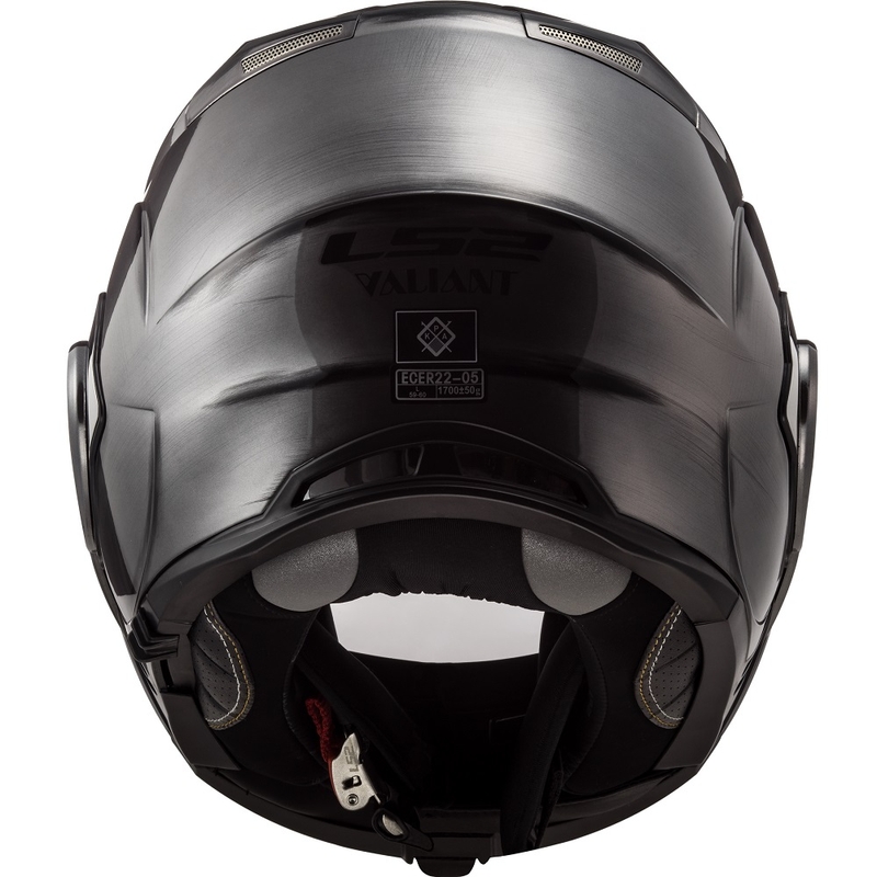 Cască de motociclist LS2 FF399 Valiant Jeans titan - Clasa II