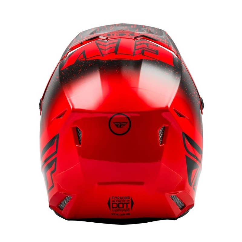 Cască de motocros FLY Racing Kinetic K120 roșu-negru