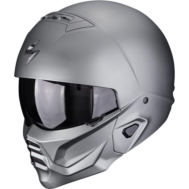 Cască modulară pentru motocicletă Scorpion EXO-COMBAT II, gri titan mat solid