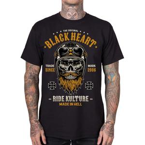Tricou Black Heart Whiskery negru