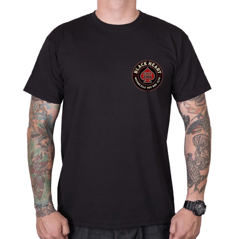 Tricou Black Heart Trapper negru