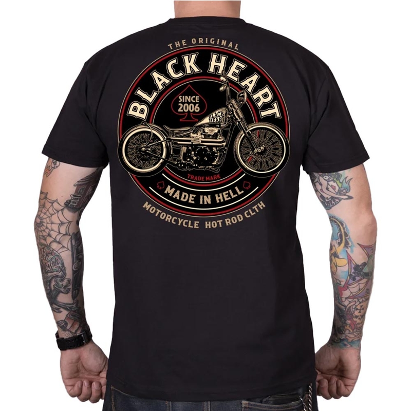 Tricou Black Heart Trapper negru