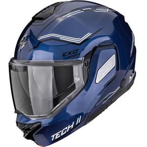 Cască de motocicletă Scorpion EXO-TECH II Dash, pliabilă, albastru-negru-alb
