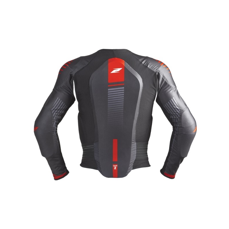 Protecție de corp Zandona Action X8 negru-roșu 180-189 cm