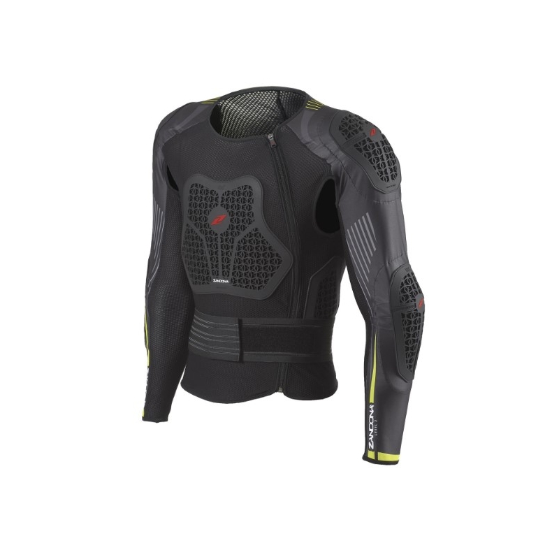 Protecție de corp Zandona Netcube X6 negru-fluo galben 160-169 cm lichidare