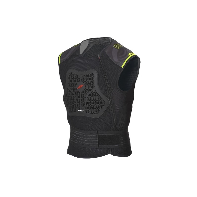Vestă Zandona Netcube X8 negru-fluo galben 180-189 cm