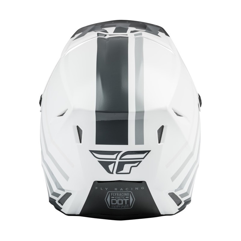 Cască de motocros FLY Racing Kinetic K120 alb-negru-gri