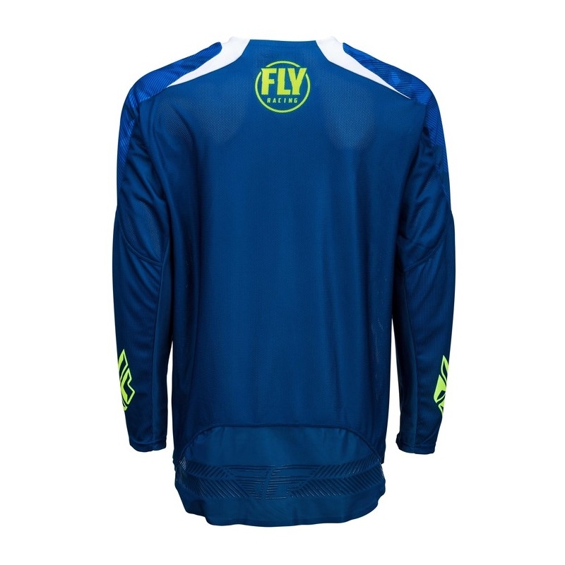 Tricou motocross FLY Racing Evolution albastru și alb