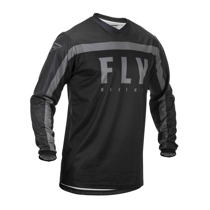 Tricou de motocros FLY Racing F-16 2020 negru-gri