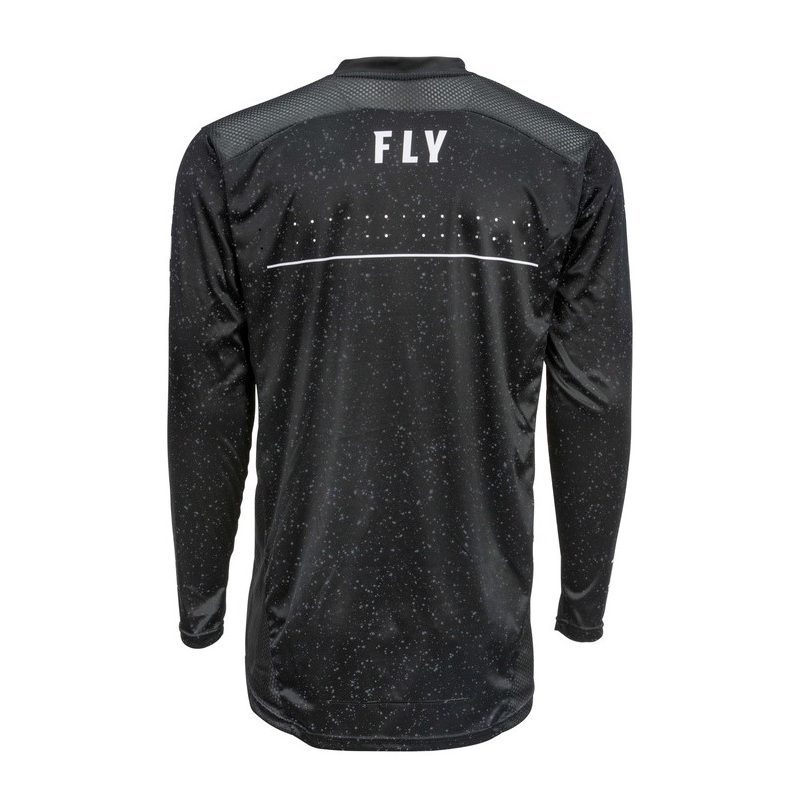 Motocross tricou FLY Racing Lite 2020 negru și alb lichidare