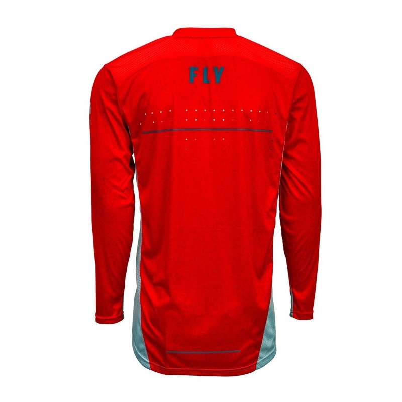 Tricou de motocros FLY Racing Lite 2020 roșu-albastru