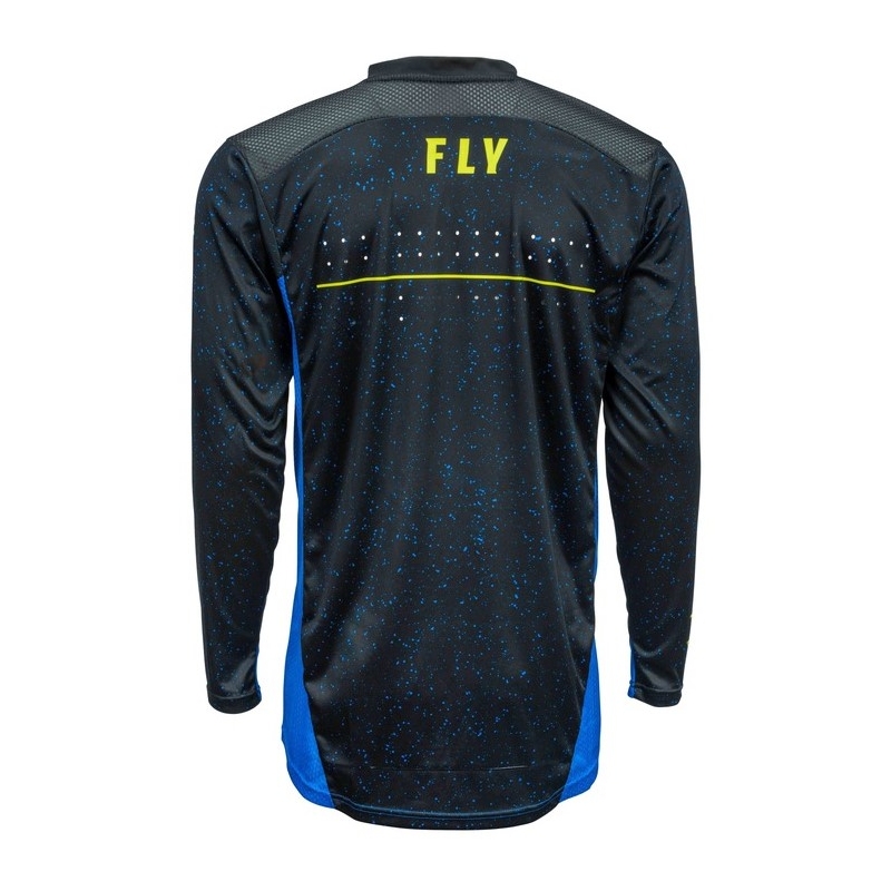 Tricou motocross FLY Racing Lite 2020 albastru-negru-galben-fluo