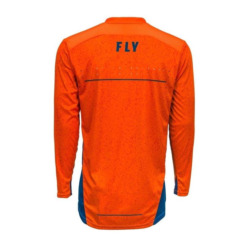 Tricou de motocros FLY Racing Lite 2020 portocaliu-albastru