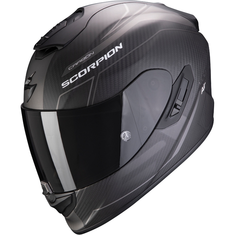 Cască integrală Scorpion EXO-1400 Carbon Air Beaux negru-argintiu